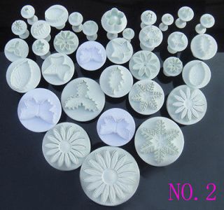 Fondant Cake Cookie Cutter Star Daisy Mold Mould Pastry Plunger 