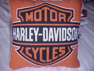 Sale New Pillow made from Harley Davidson Fabric