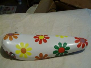 bicycle bike banana seat white with flowers new old stock