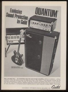 1968 Guild Starfire bass Quantum Thunderbass amp ad