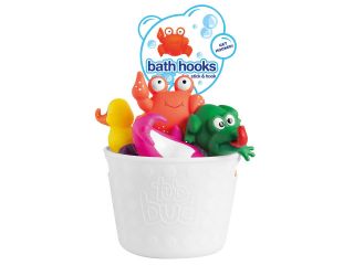 BUD Tub Bud Assorted Children/Toddler Bath Hooks 6 Different Animals 
