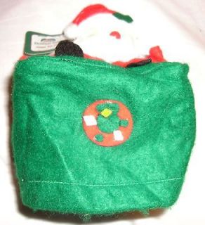 Christmas House Santa Claus Tissue Box Cover