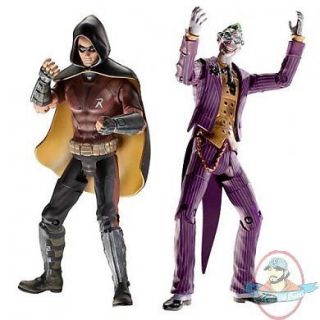 Batman Legacy Arkham City Robin and Joker Action Figures 2 Pack Mattel
