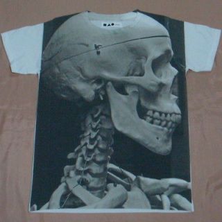   Shirt skull retro vintage punk rock thai clothing hip pop supreme L