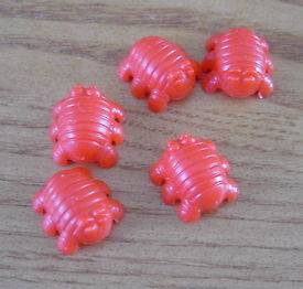 BED BUGS Game Parts Pieces Lot of 5 Replacement Red BUGS MILTON 