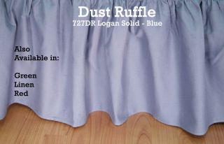   Cotton Duck Queen Dust Ruffled Bed skirt 14 18 Drop Split Corners