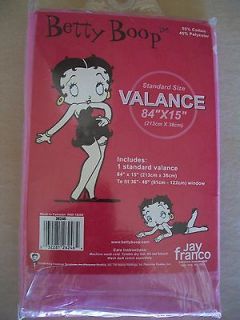 Betty Boop Pink Standard Window Valance By Jay Franco, 84 X 15, NEW 