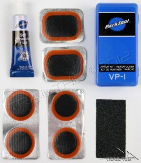 PARK TOOL VP 1 BICYCLE / BIKE TUBE REPAIR PATCH KIT   PATCHES & GLUE 