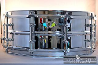 Ludwig LW5514SL Supralite Steel Snare Drum 5.5x14   