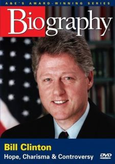 NEW dvd BILL CLINTON Biography Hope Charisma & Controversy Sealed