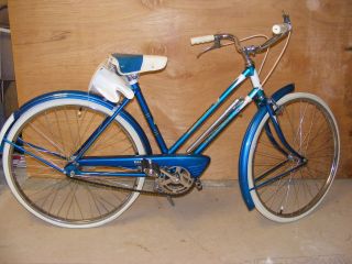   1950s RALEIGH Space Rider Womens 24 Bicycle, 3 Speed Sturmey Archer