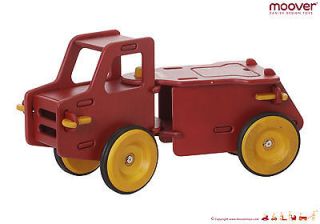 SALE BNIB MOOVER TOYS DUMP TRUCK. RED OR NATURAL.