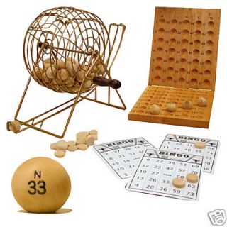 Bingo Game Supply Brass Bingo Cage Balls Master Board