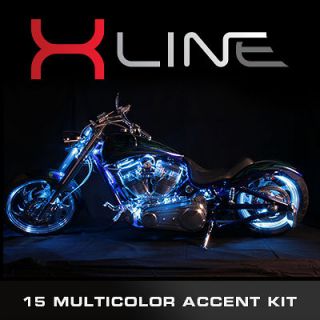 LINE MILLION COLOR LED 5050 SMD ACCENT GLOW LIGHTS HONDA MOTORCYCLE 