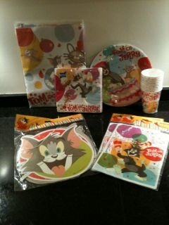 NEW TOM JERRY CAKE COMPLETE PARTY SETS ON THIS LISTING