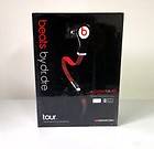Red Black Monster Beats By Dr.Dre Tour Headset Earbuds iPhone4 