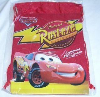 Disney Pixar Cars Drawstring Backpack Sling Bag Red :o)