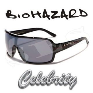 Biohazard Sunglasses Shades Men Celebrity Black R
