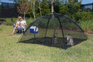 Happy Habitat Cat Dog Outdoor Screen Tent Enclosure Also Puppies 