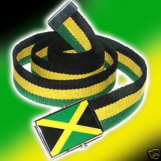   One Love Flag Belt Irie Rasta Rastafari Roots Negril Usain Marley 48