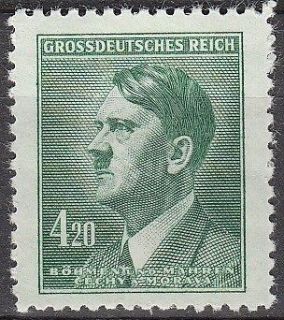 Stamp Germany Bohemia Czechoslovakia WWII Nazi Linden Leaf Set MNH
