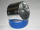 SUPERCHARGER Turbonator AIR INTAKE Fuel Saver Fan BLUE   New In Box