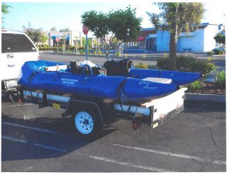Fly Fishermans dream Inflatable Premium Pontoon boat Motor & Trailer 