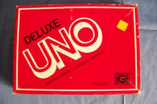 Deluxe Uno card game IGI 1978 complete good condition
