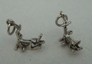 Sterling Silver Exercise Bicycle Bike Spinning Charm
