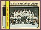 1972 73 TOPPS 1 BOSTON BRUINS STANLEY CUP CHAMPS W ORR