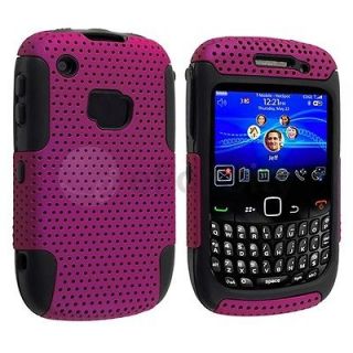   Hybrid Rubber Skin Case For Blackberry Curve 8520 8530 9300 9330 3G