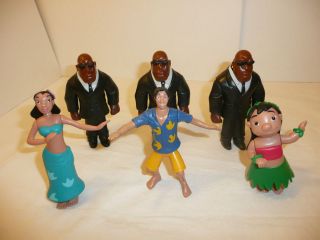 Lot of 6 Bobblehead Figures from Disneys Lilo and Stitch