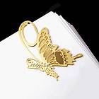 Creative 18K gold plated butterfly Bookmark Animals Style gift B18