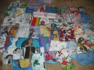 29 GIRL/BOY Character Twin Fitted Bed Sheets {Vintage Fabric} Each 
