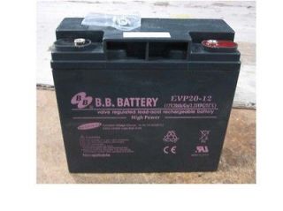 BATTERY REPLACEMENT FOR ES1230 BOOSTER PAC 12V 20AH EVP20 12 I2 EACH