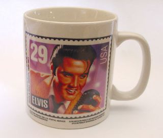 Elvis Aaron Presley Mug Cup NEW 29 Cent Postal Stamp