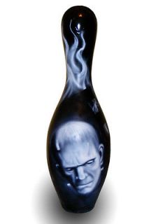 Frankenstein   Bowling pin airbrushed custom painting 15” collection