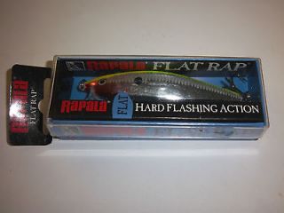 RAPALA FLAT RAP FLR 8 HARD FLASHING ACTION LURE / IN BEAUTIFUL CLOWN 
