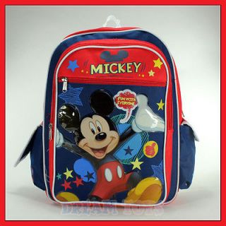 Disney Mickey Mouse Fun 16 Backpack   Book Bag School Boys