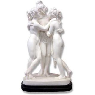 The Three Graces Genuine Santini Marble Statue Sculpture from Italy 17 