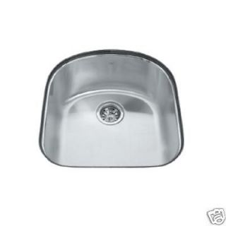 Kindred Single Bowl Sink Stainless Steel UR18/80L 90K/E