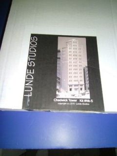 Lunde Studios N Scale #5 Chadwick Tower High Rise City Building Kit 