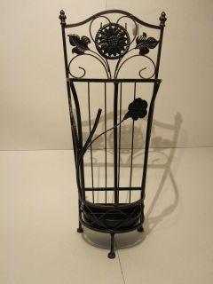   Looking Copper 1/2 Round Metal Wrought iron Umbrella Holder Stand