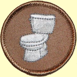 Cool Boy Scout Patches  Toilet Patrol (#093)