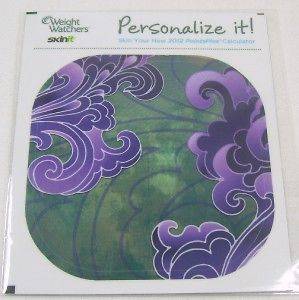   Watchers SkinIt Skin It Purple Flourish for 2012 Calculator FREE SHIP