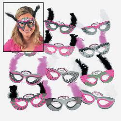   Party MASKS Bride Last Night Out Favor Wedding Bridal Shower FUN