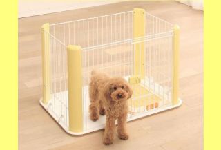Cute! Dog Pen Pet Playpen with Top Cover   Puppy Crate Puppy Pen 