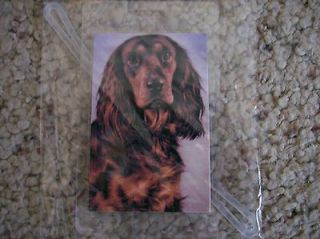 Field Spaniel Dog Luggage Tags For Privacy set of 2