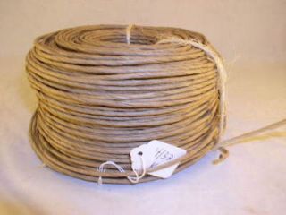 Lb Coil of 4/32 Fibre Rush Kraft Brown New & Fresh