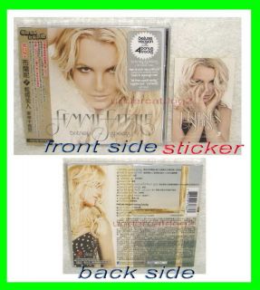 Britney Spears Femme Fatale Taiwan CD w/OBI +Sticker
